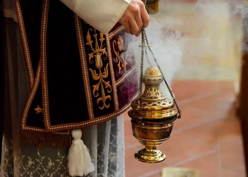 Set regalo 30 BASTONCINI DI INCENSO + INCENSIERA in porcellana Elefanti